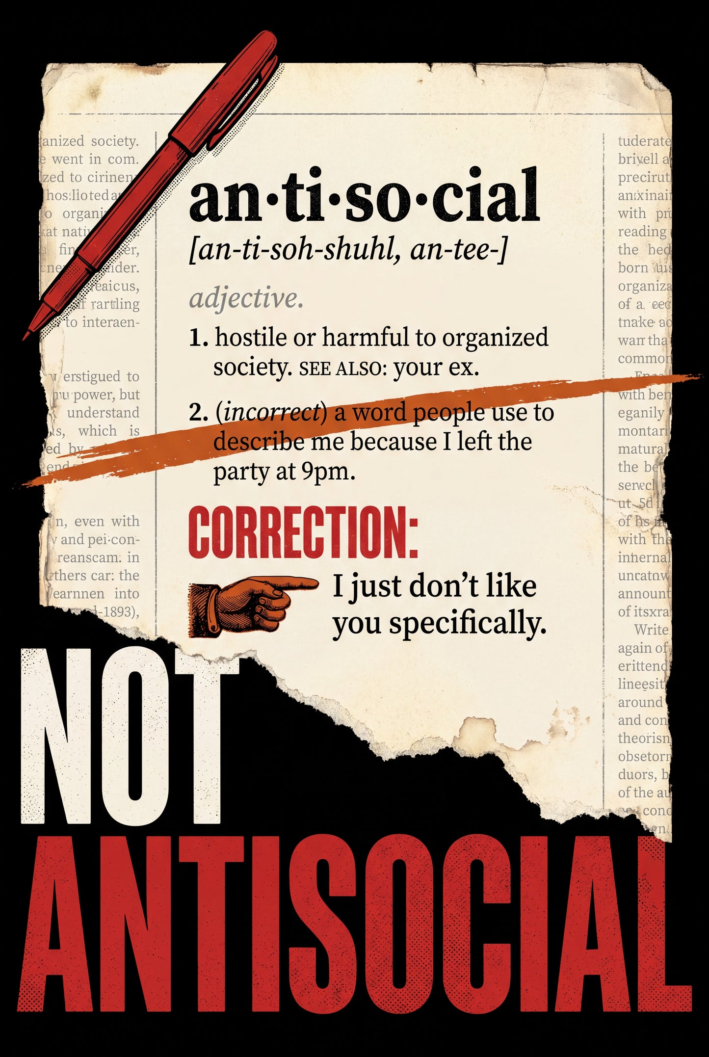 Not Antisocial