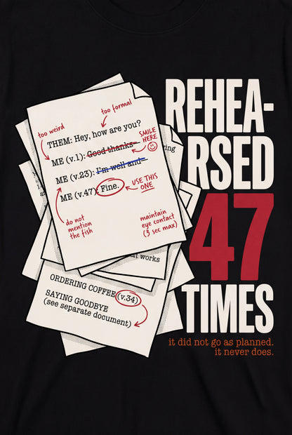 Rehearsed 47 Times