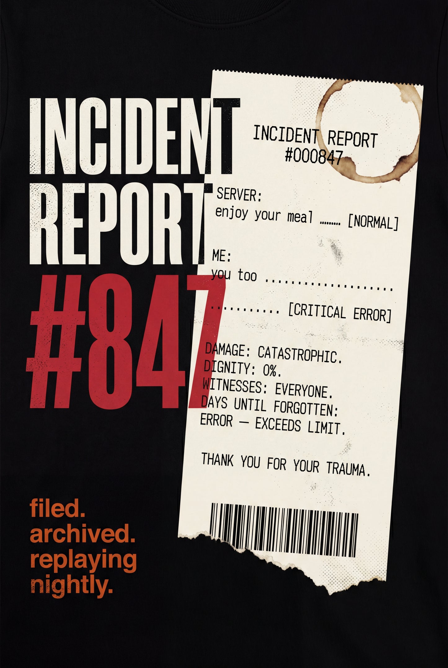 Incident Report 847
