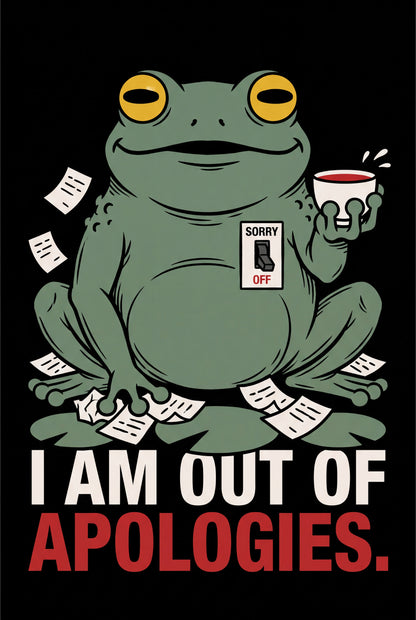 Out Of Apologies
