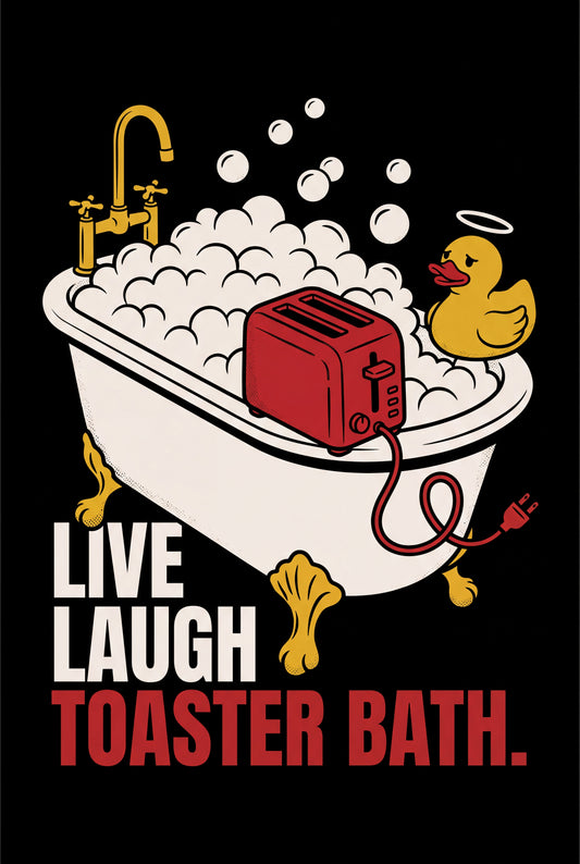 Live Laugh Toaster Bath